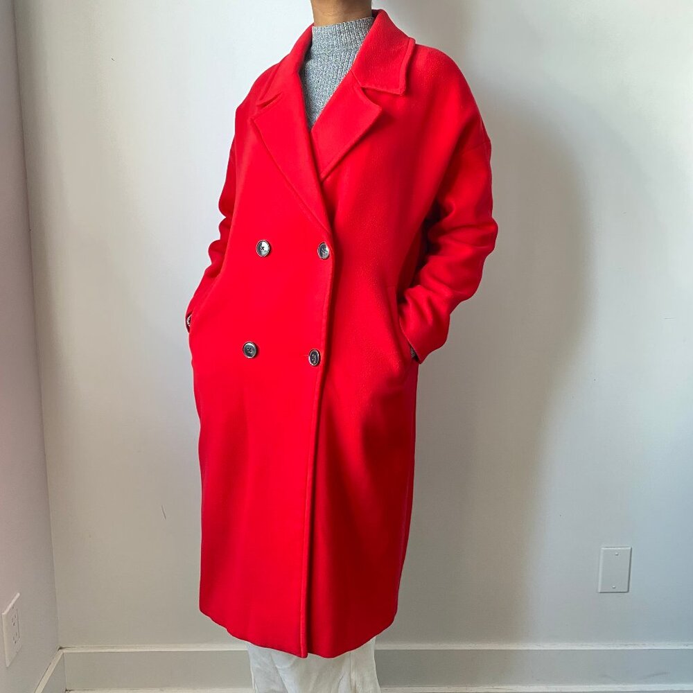 Vero Moda Red Long Coat